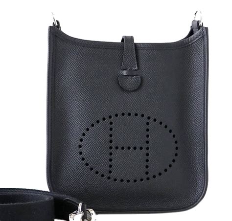 hermes evelyne noir|Hermes evelyne bag size.